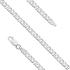 Lant barbati argint rodiat model cubanez plat 4,8 mm x 55 cm DiAmanti PancerkaP120-55cm-SL (Argint 925‰ 16,95 g.)